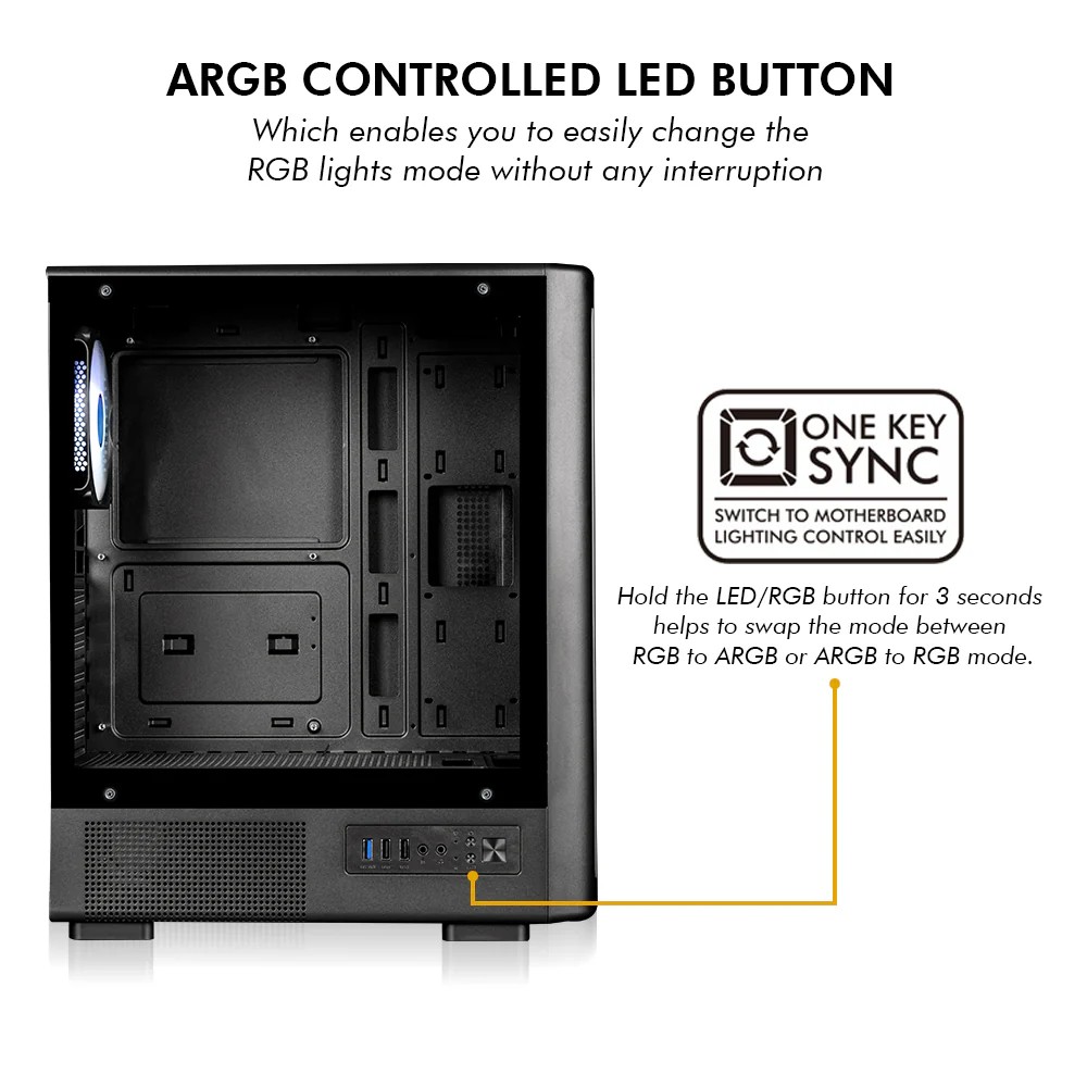 Circle Amazer X1 ATX Mid Tower Case - gallery image