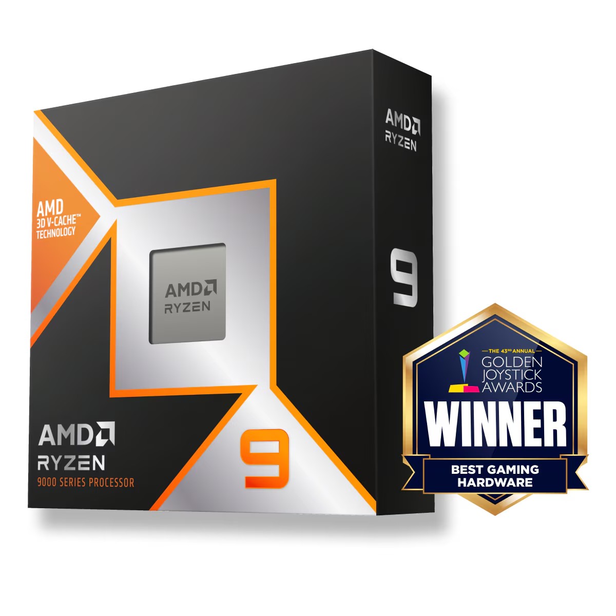 AMD Ryzen™ 9 9950X3D Gaming and Content Creation Processor