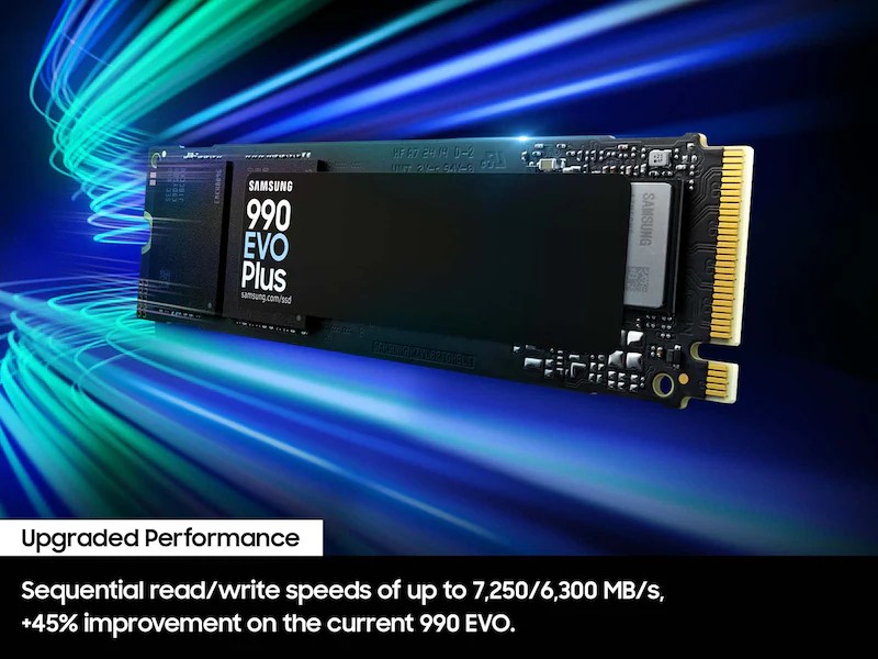 1TB PCIe 4.0 NVMe™ M.2 SSD 990 EVO Plus - gallery image